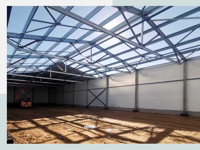 Строительство сенохранилищ в Приморско-Ахтарске