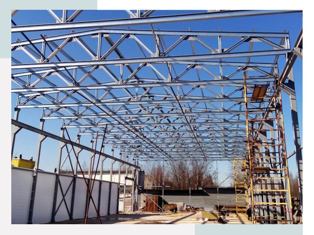 Строительство цехов в Приморско-Ахтарск от 608 руб. под ключ