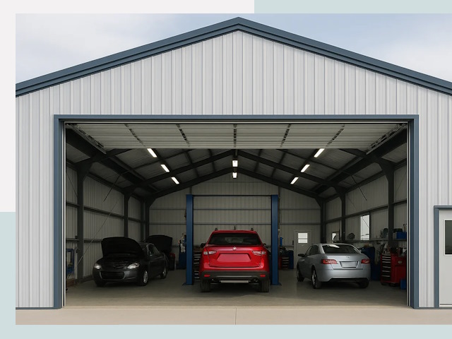 Ангары из сэндвич панелей от 608 руб. в Приморско-Ахтарск