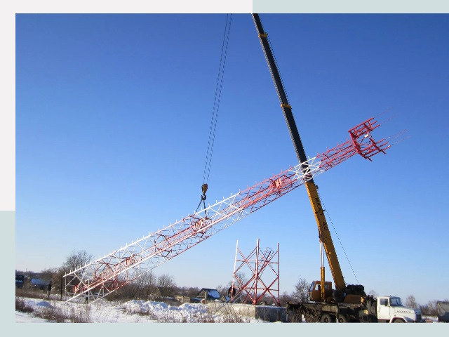 Строительство башен связи в Приморско-Ахтарске от 608 руб.