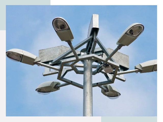 Монтаж осветительных мачт в Приморско-Ахтарске