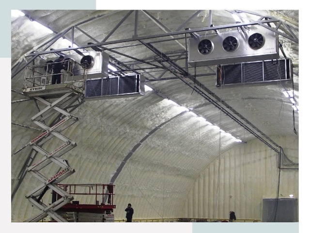 Оснащение ангаров в Приморско-Ахтарске