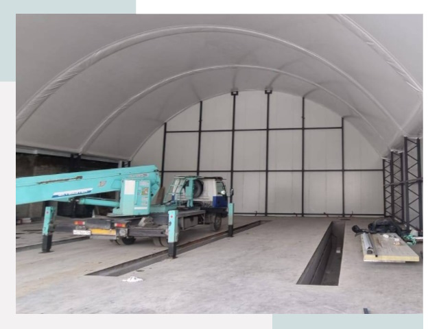 Внутреннее оснащение ангаров в Приморско-Ахтарске