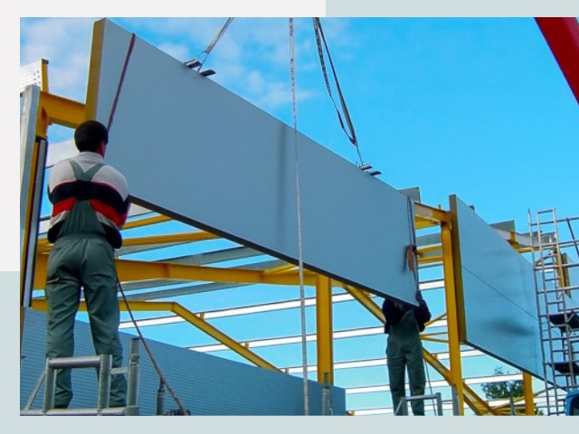 Монтаж сэндвич-панелей в Приморско-Ахтарске от 608 руб.