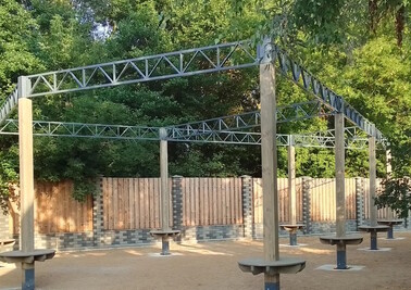 Терраса из металлоконструкций под ключ, проектирование, изготовление и монтаж от СтальСтрой-Прр